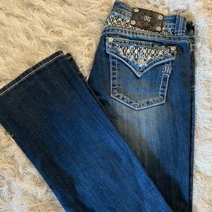 Miss Me Boot Cut Jeans Size 31 with 34” inseam